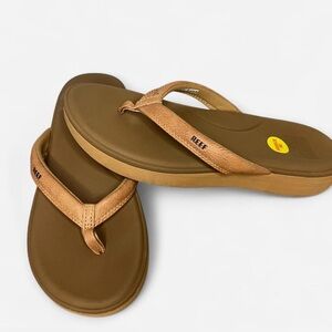 Reef Cushion Cloud‎ Women's Comfort Sandals Natural Size 8